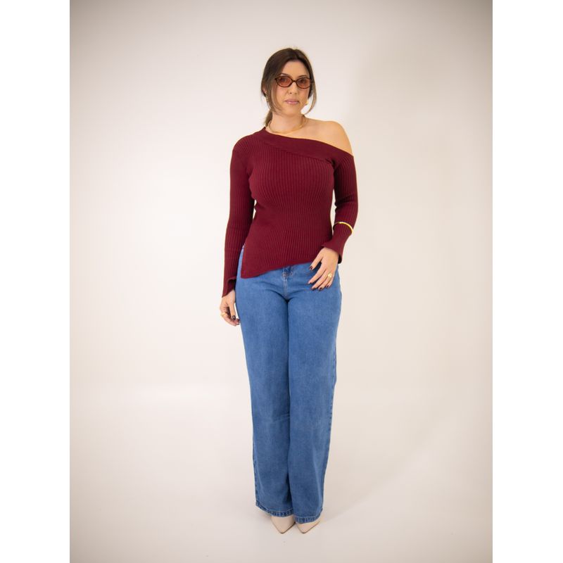 BLUSA AMARA VINHO