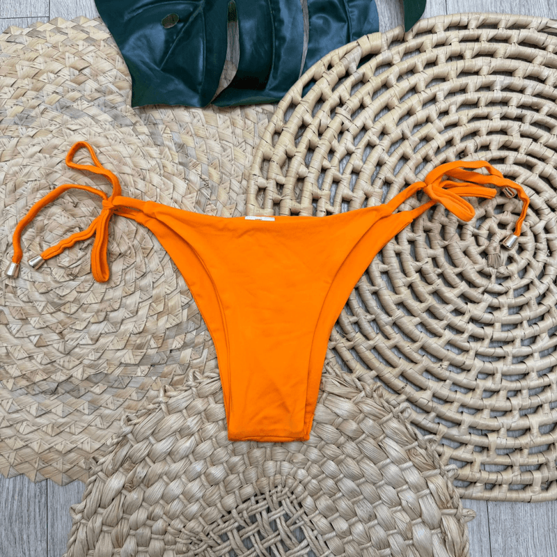 calcinha gabi pedraria laranja - Ella Moda Praia