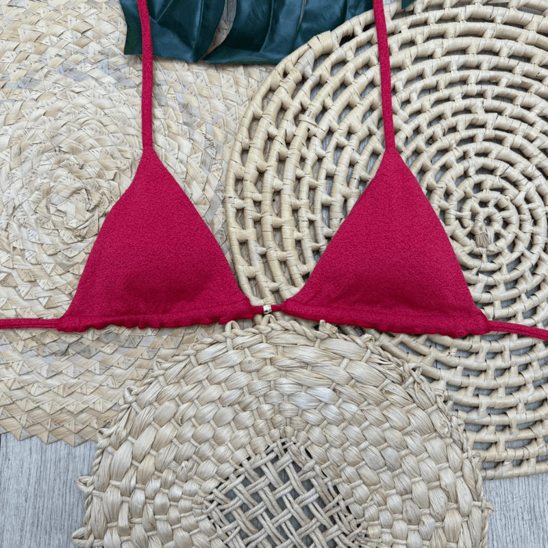 busto gigi vermelho - Ella Moda Praia