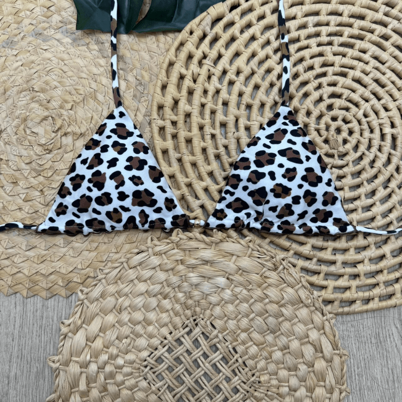 busto gabi animal print - Ella Moda Praia