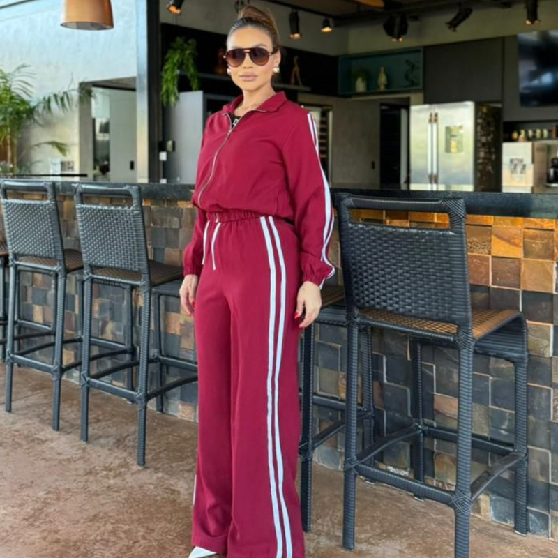 conjunto virginia vermelho - Ella Moda Praia