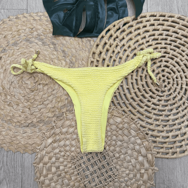 calcinha monaco amarelo manteiga - Ella Moda Praia