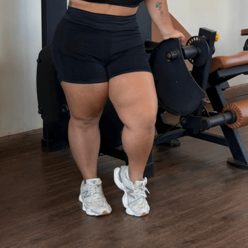 Short Carolina 2.0 Preto - Ella Moda Praia