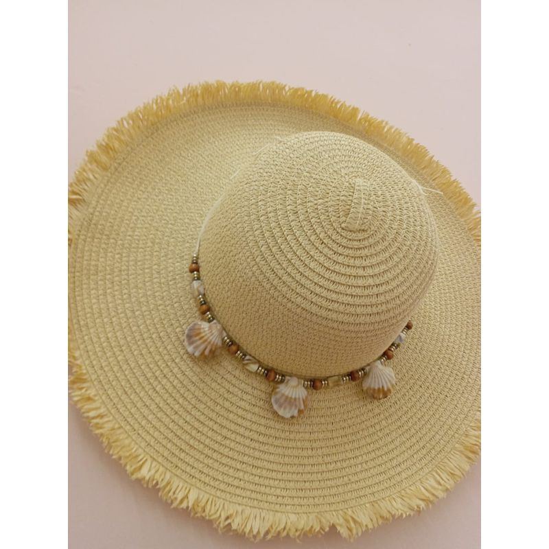 Chapéu concha - 00231 - Ella Moda Praia