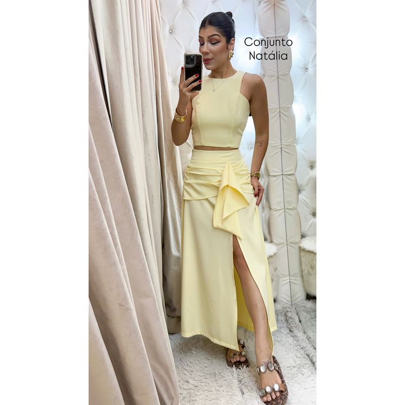 Conjunto Natália amarelo