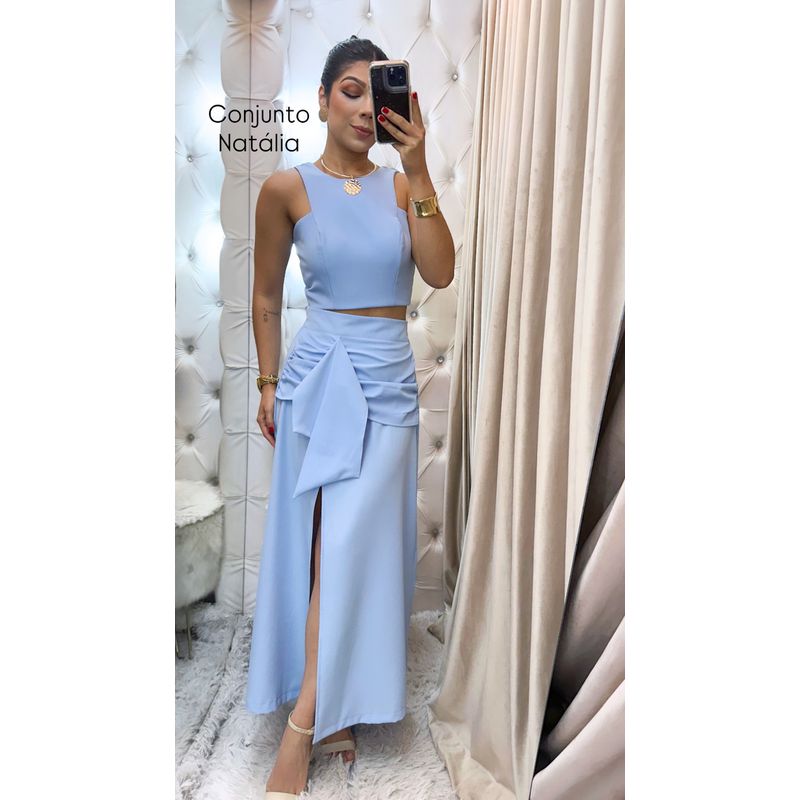 Conjunto Natália azul