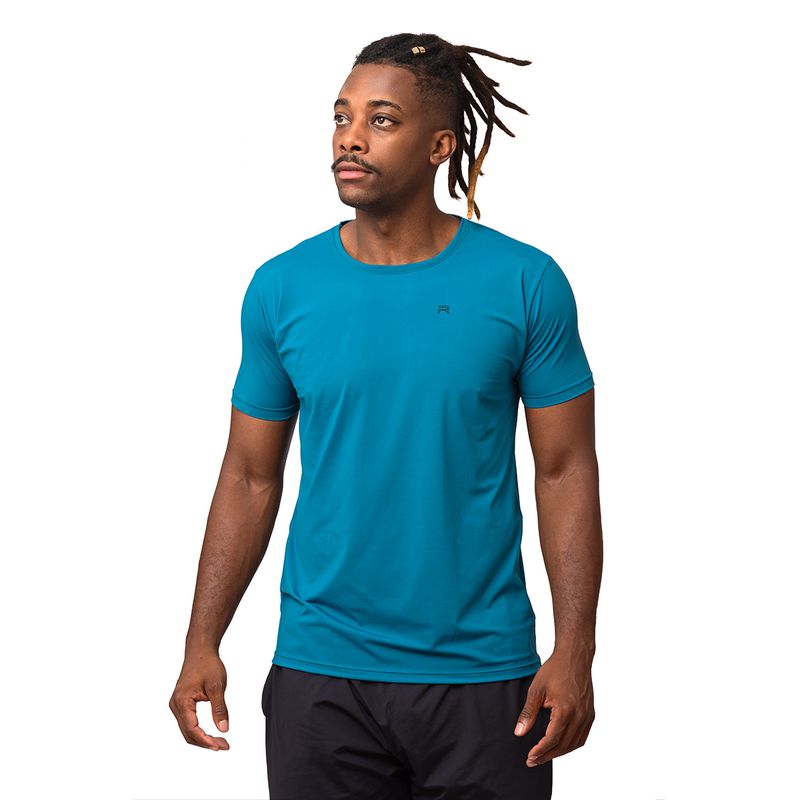 Camiseta Masculina UV50 - Petróleo 