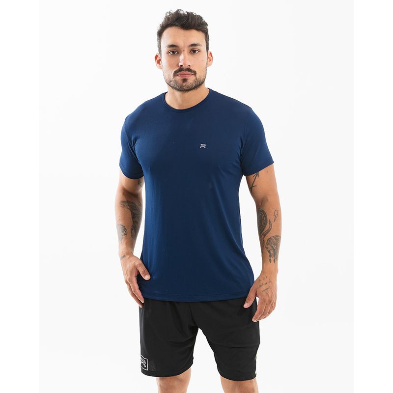 Camiseta Masculina Básica - Marinho