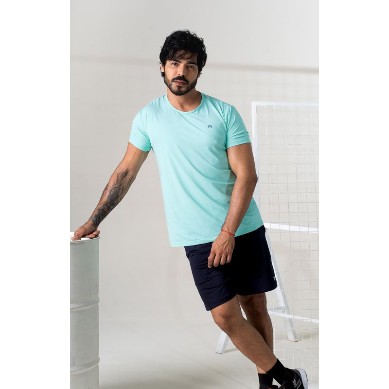 Camiseta Masculina UV50 - Aqua sky