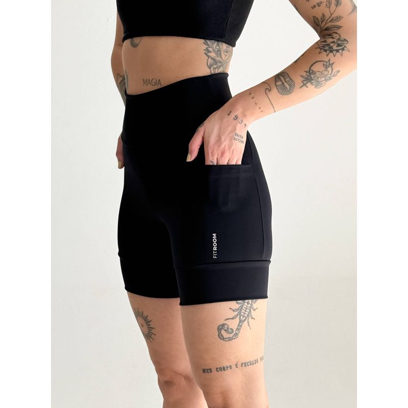 Short Impact - Preto