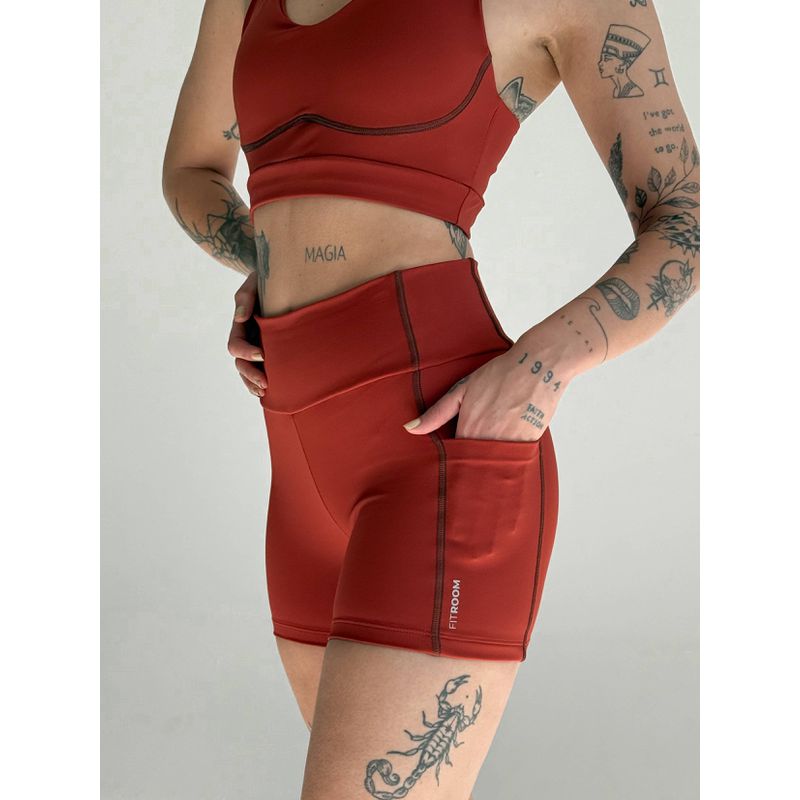 Short Peach - Terracota