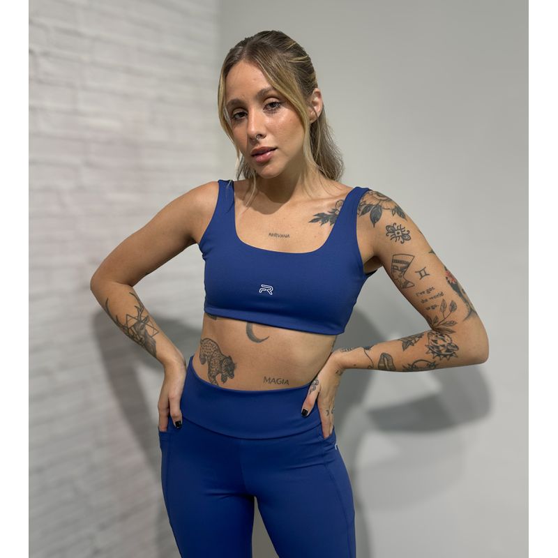 Top Slim - Azul marinho