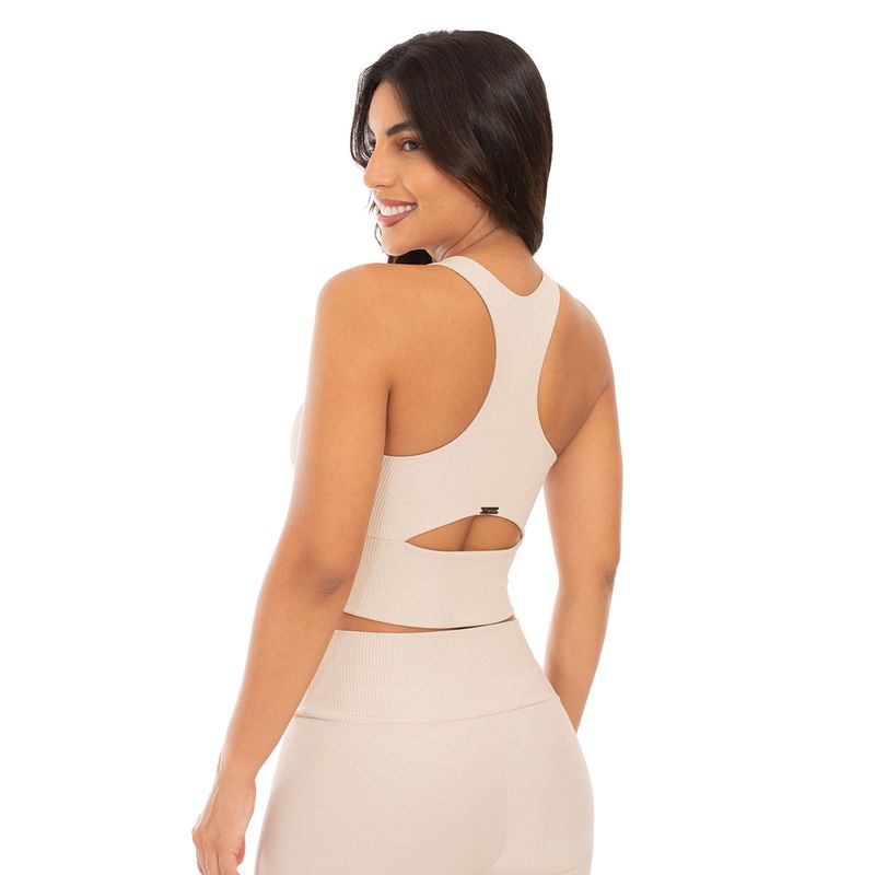 Top Cropped Intense - Areia