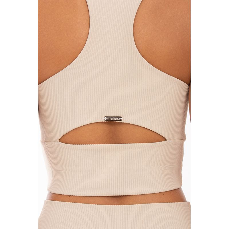 Top Cropped Intense - Areia