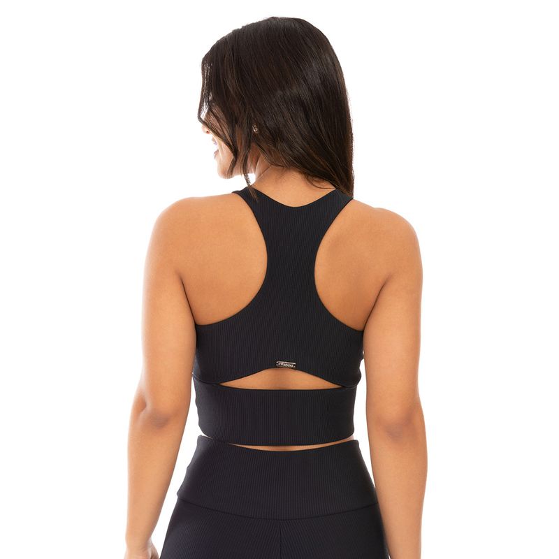 Top Cropped Intense - Preto