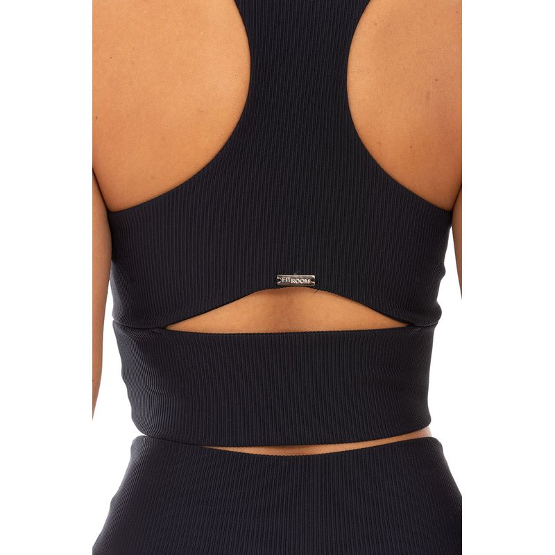 Top Cropped Intense - Preto