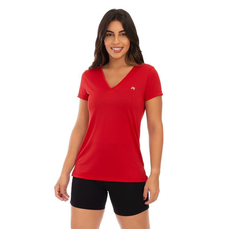 Baby look Fit On - Vermelha