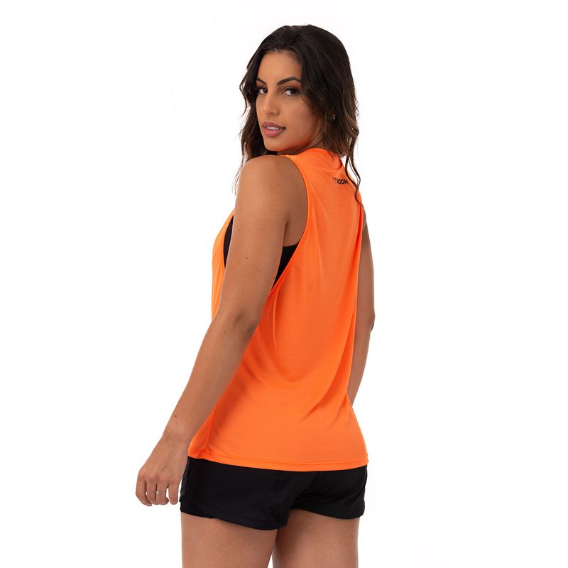 Regata your move - Crepe Laranja Neon