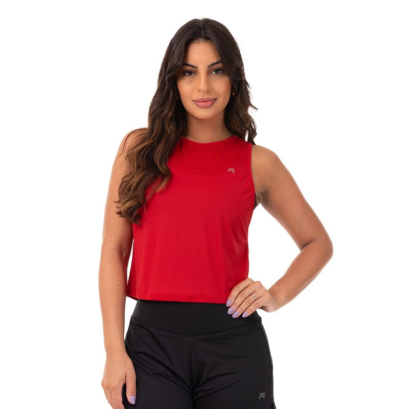 Regata Cropped - Vermelho