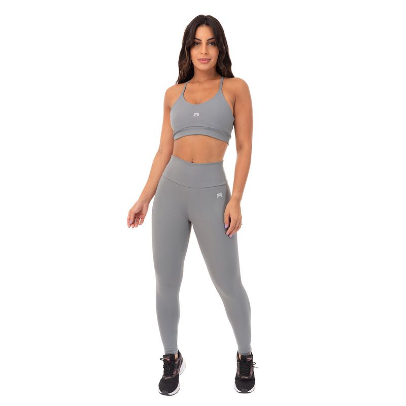 Calça Slim - Cinza Claro