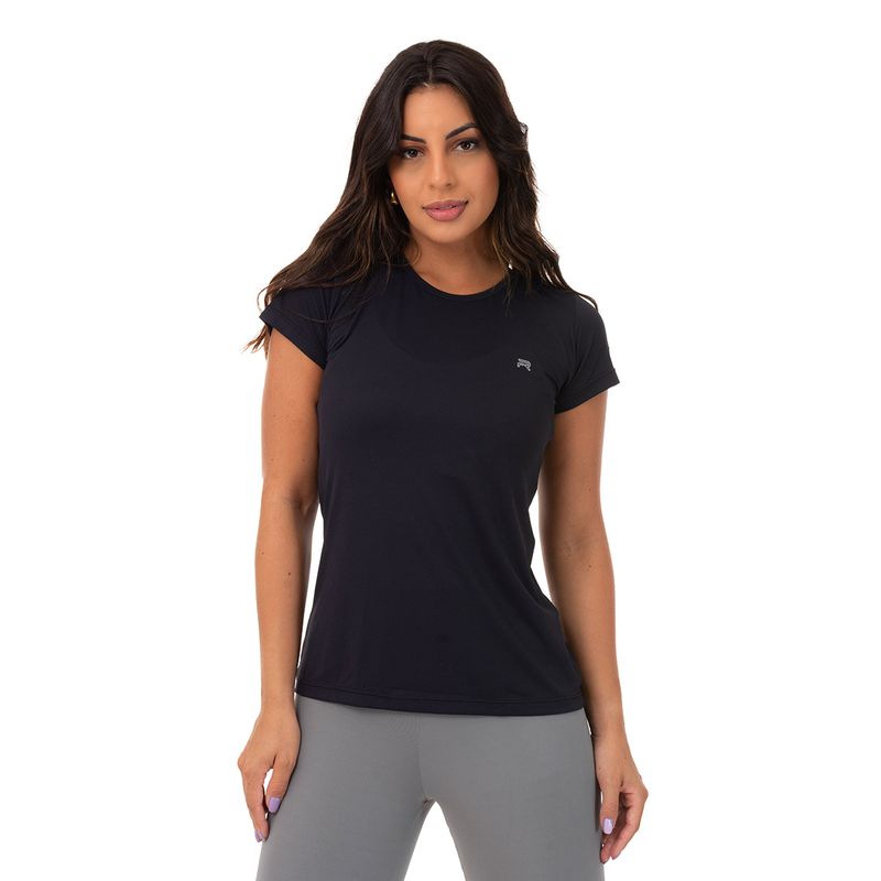 Camiseta Feminina Basic - Preta