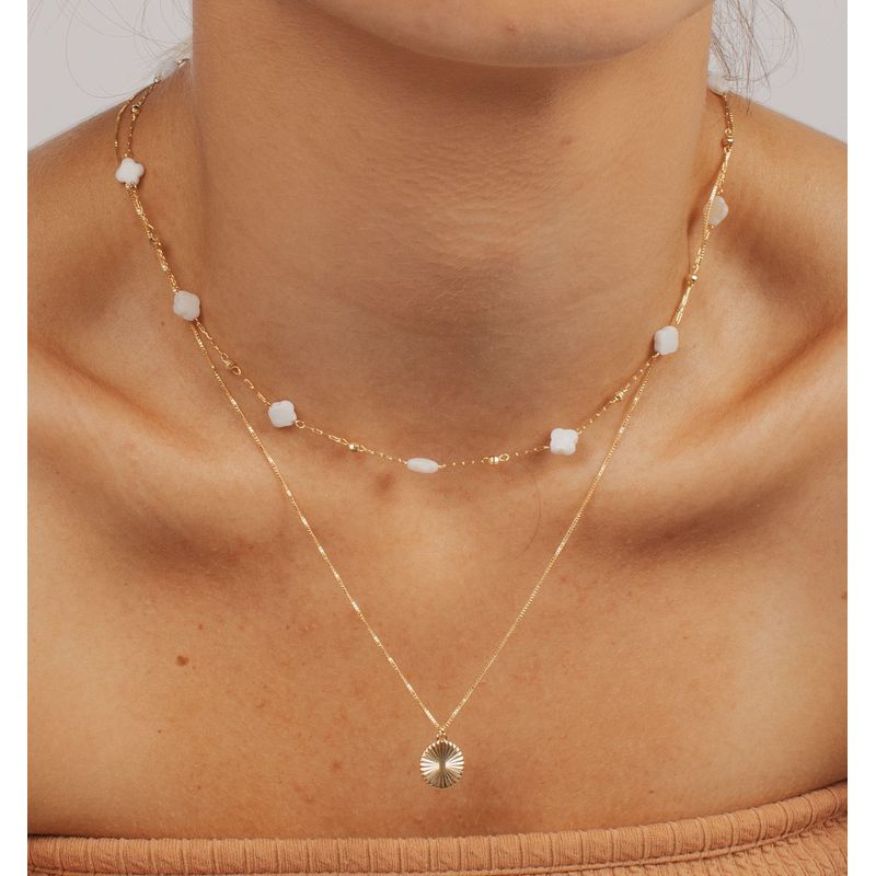 Colar Turim- banho ouro 18k