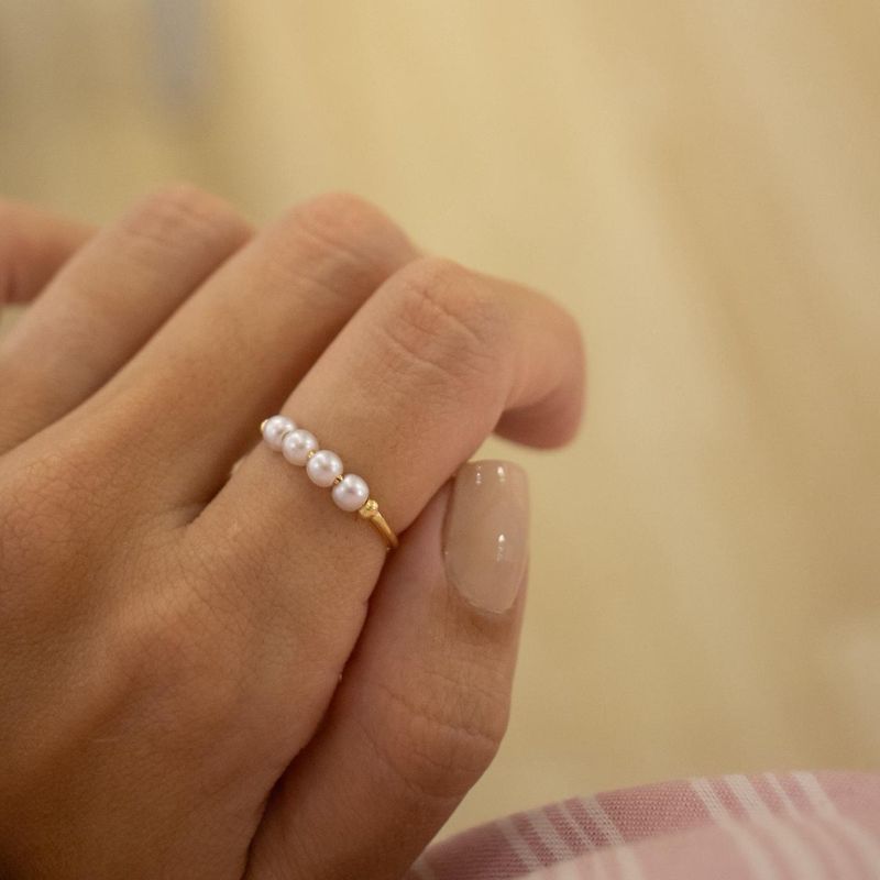 Anel Pipa- banho ouro 18k