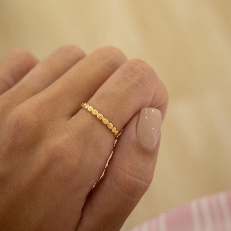 Anel Hera- banho ouro 18k