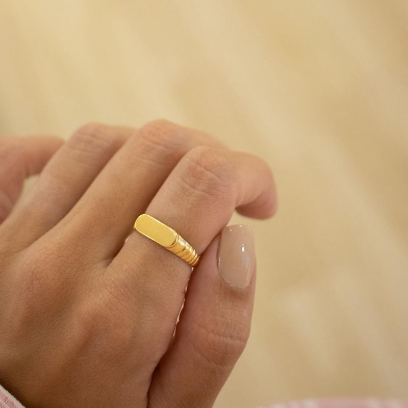 Anel Glory- banho ouro 18k