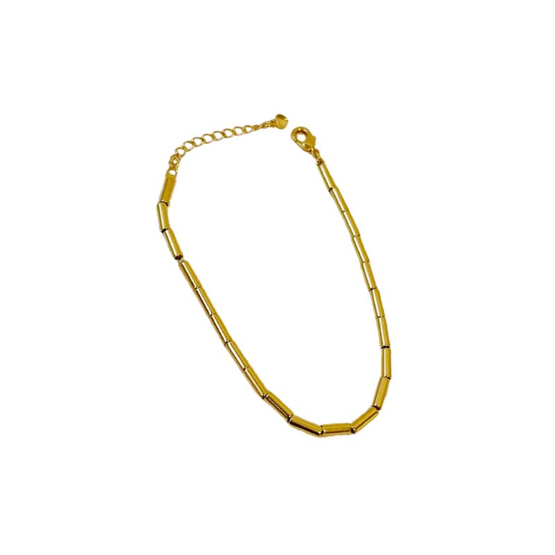 Pulseira Canutilho- banho ouro 18k