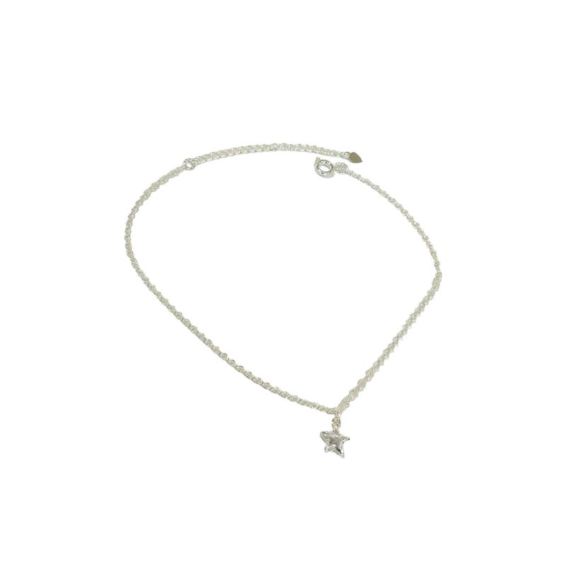 Tornozeleira Astral- banho prata