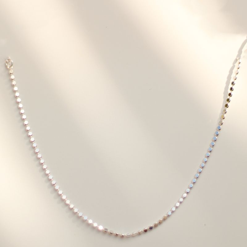 Choker Bolinhas- banho prata