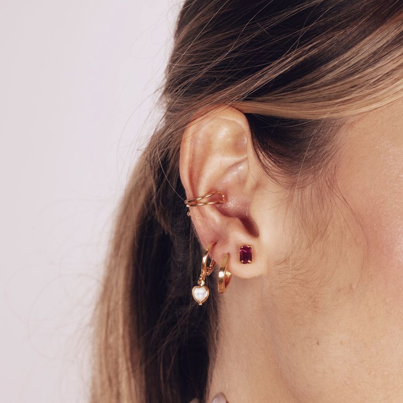 Piercing Fake Loop M- banho ouro 18k