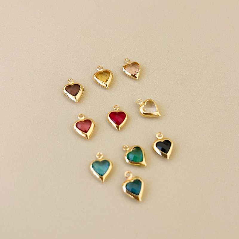 Colar Medalha P + coração- banho ouro 18k