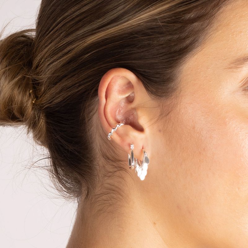 Piercing Fake Eva- banho prata