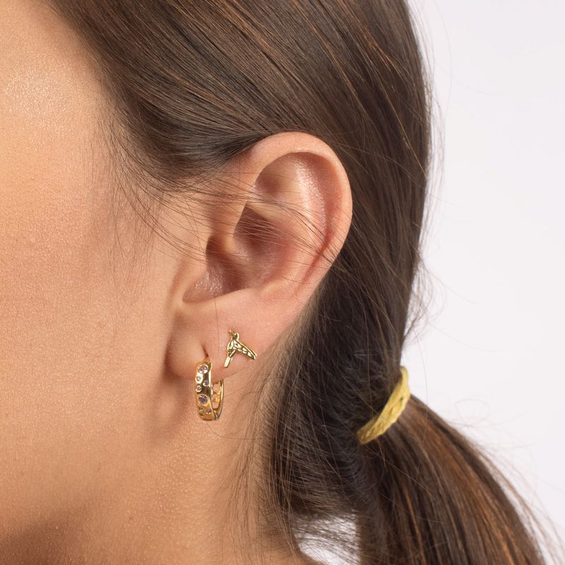 Argola Lucy- banho prata