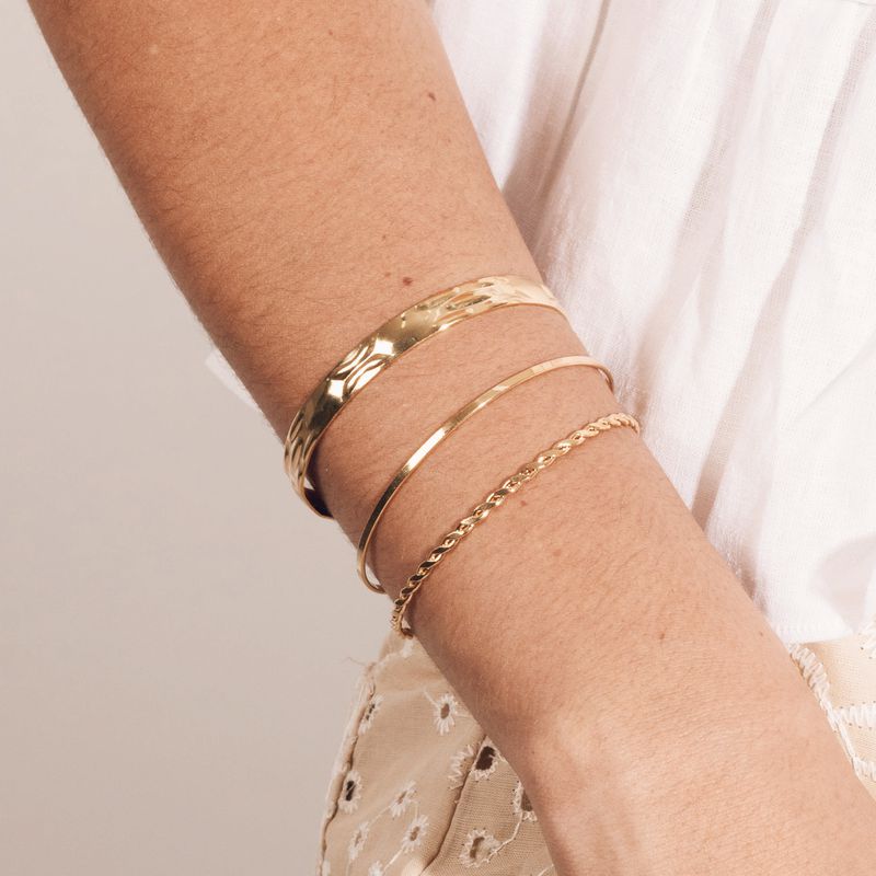 Bracelete Lana- banho ouro 18k