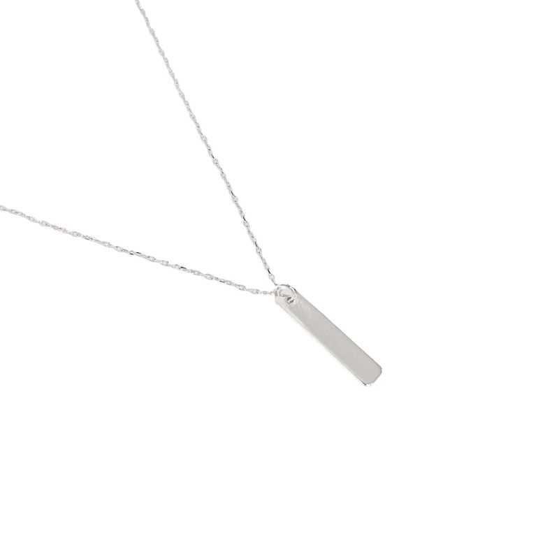 Colar Catarina- banho prata