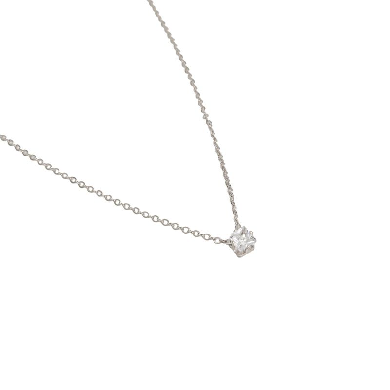 Colar Luz- banho prata