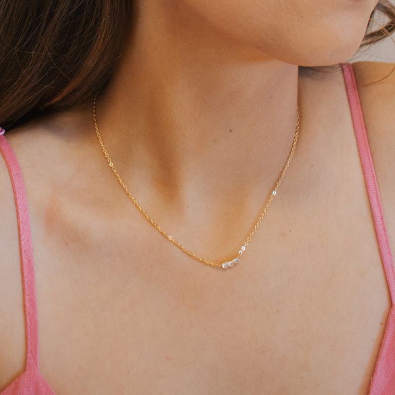 Colar Calma- banho ouro 18k