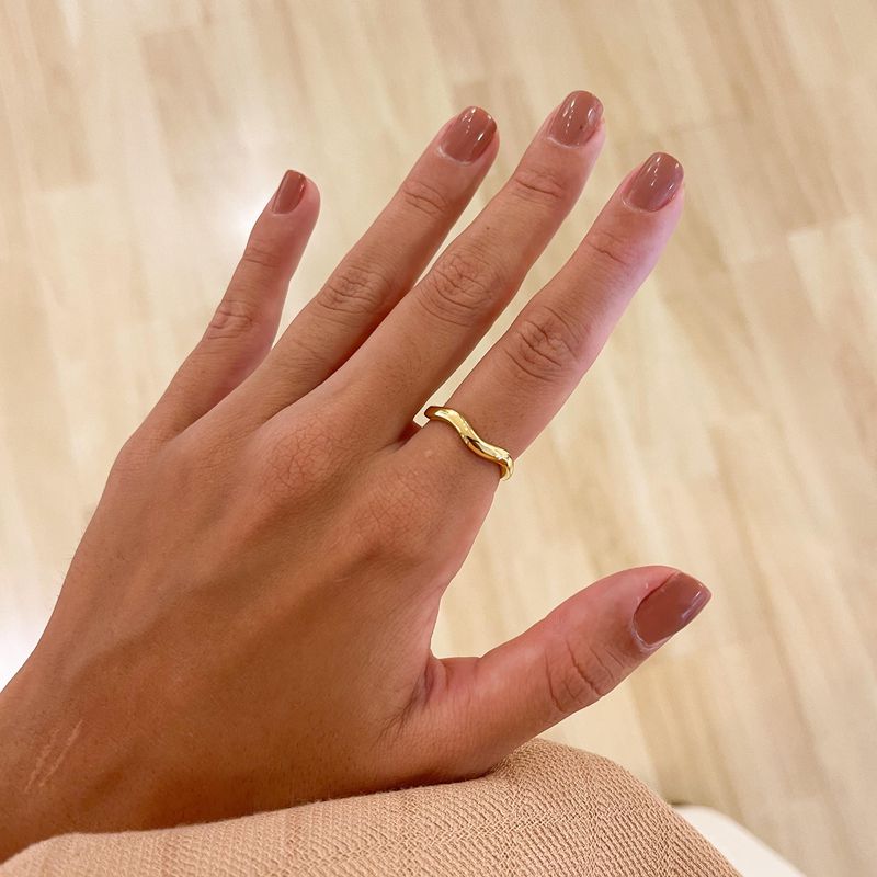 Anel Camile- banho ouro 18k