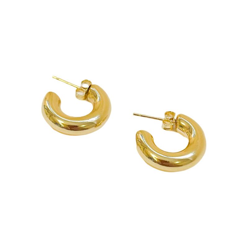 Argola Mia- banho ouro 18k