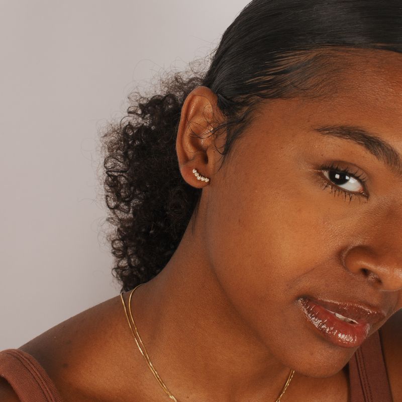 Brinco Lola- banho prata