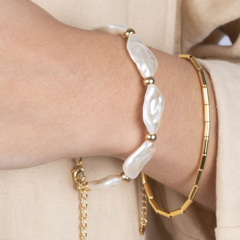 Pulseira Canutilho- banho ouro 18k