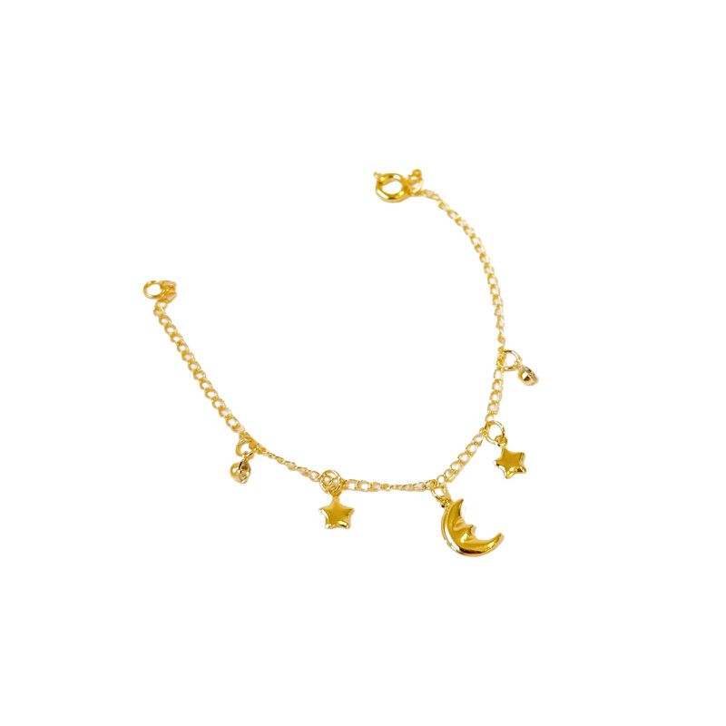 Pulseira Borogodó Infantil- banho ouro 18k