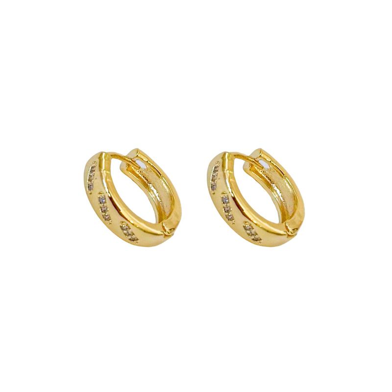 Argola Judy- banho ouro 18k