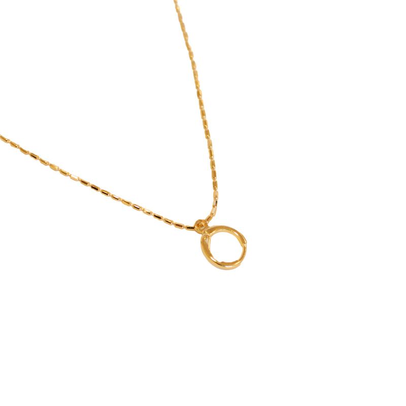 Colar Charms - banho ouro 18k