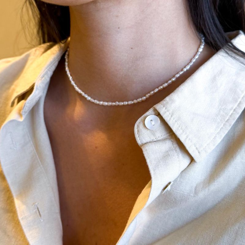 Choker Atins- banho ouro 18k