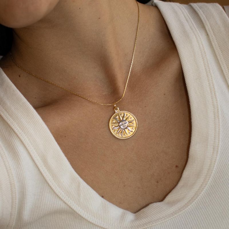 Colar Aurora- banho ouro 18k