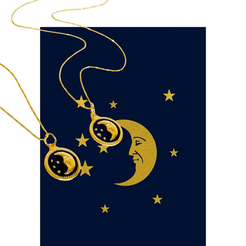 Colar Serena- banho ouro 18k